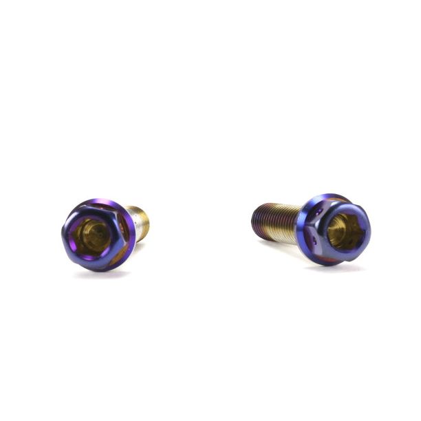 ☆Star Bolt CNC加工 ヘキサゴンヘッド　SUS PVDチタンコート ボルト　M8×30mm　P1.25mm 焼き色ブルー仕上げ 0037T