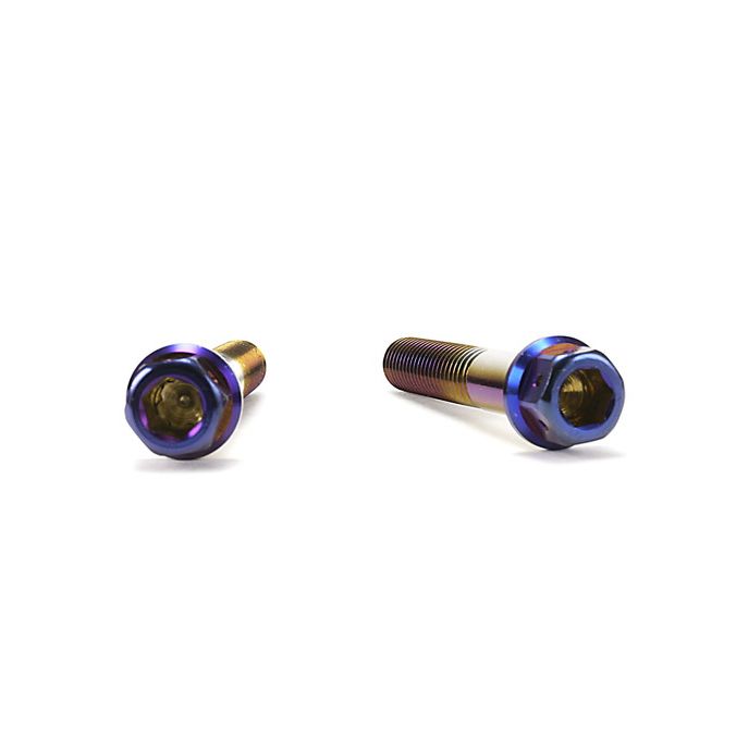 ☆Star Bolt CNC加工 ヘキサゴンヘッド　SUS PVDチタンコート ボルト　M8×45mm　P1.25mm 焼き色ブルー仕上げ 0040T
