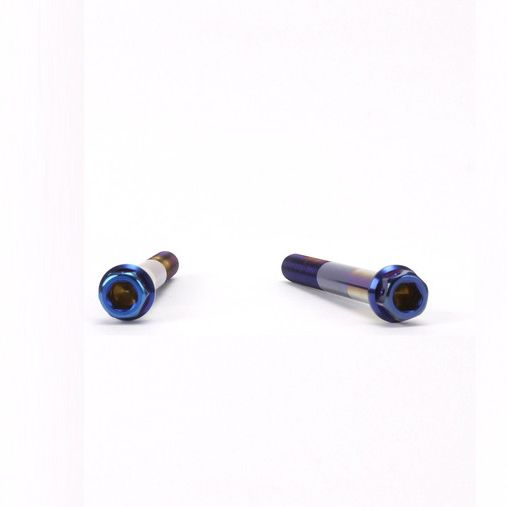 ☆Star Bolt CNC加工 ヘキサゴンヘッド　SUS PVDチタンコート ボルト　M8×70mm　P1.25mm 焼き色ブルー仕上げ 0044T