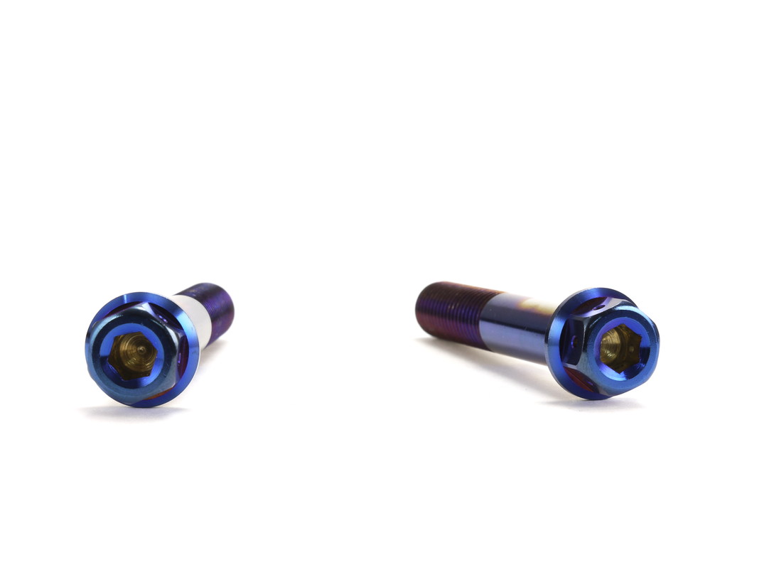 ☆Star Bolt CNC加工 ヘキサゴンヘッド　SUS PVDチタンコート ボルト　M10×60mm　P1.5mm 焼き色ブルー仕上げ 0057T