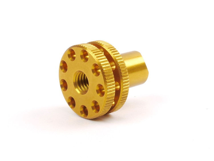 JSM CNC アルミビレット リアブレーキアジャストスクリュー ゴールド 0062GD