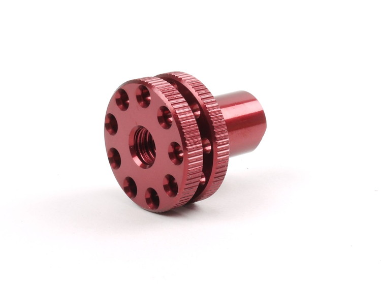 JSM CNC アルミビレット リアブレーキアジャストスクリュー レッド 0062RD