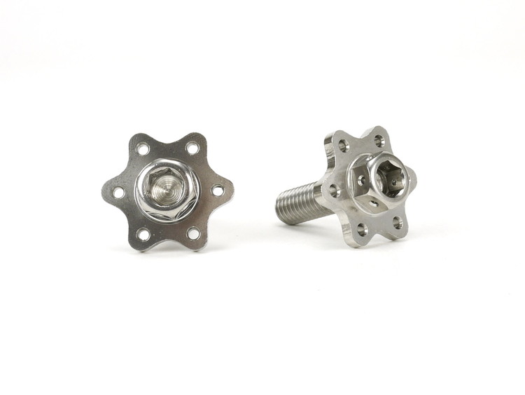 ☆Star Bolt CNC加工 スターヘッド　SUS ボルト　M6×20mm　P1.0mm 0198