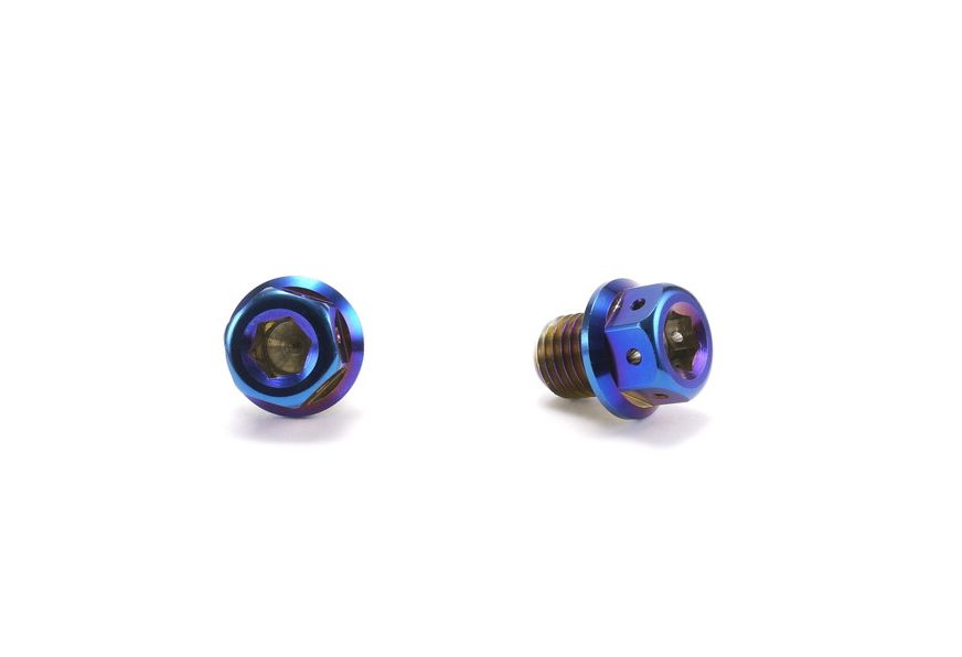 ☆Star Bolt CNC加工 ヘキサゴンヘッド　SUS PVDチタンコート ボルト　M10×10mm　P1.25mm 焼き色ブルー仕上げ 0273T