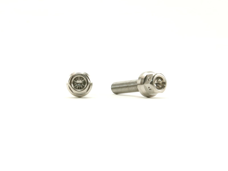 ☆Star Bolt CNC加工 ヘキサゴンヘッド　SUS マスタシリンダーキャップ用皿ボルト　M4×15mm P0.7 0288