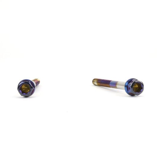 ☆Star Bolt CNC加工 ヘキサゴンヘッド　SUS PVDチタンコート タッピングスクリュー　M5×55mm　P0.8mm 焼き色ブルー仕上げ 0294T