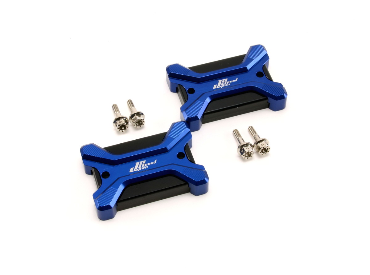 JAPAN SPEED MAJESTY S(マジェスティＳ）SMAX 用 マスターシリンダーキャップ ブルー/ブラック ２個セット 0543-A008