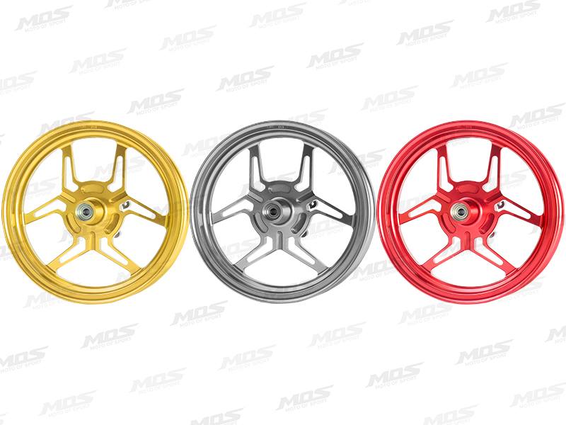 【MOS】【シグナスX】【4TH CYGNUS X】【BW’S125 SEA6J】XR-3 鍛造 アルミ ホイール 前後セット ゴールド TA-MOS-WH003GD