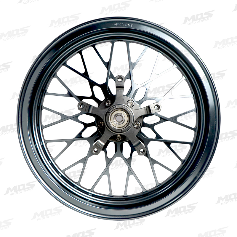MOS マジェスティS（MAJESTY S）SMAX FORCE用鍛造14本スポークホイール 前後セット グレー TA-MOS-WH007GR