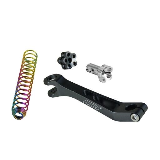 NCY　シグナス用 ロングブレーキアーム チタンカラースプリング付 グレー その他 BW’S GTRにも使用可能 TA-NCY-BA001GR