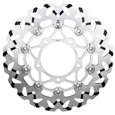 NCY シグナスX(CYGNUS X),BW’S125用 シャープフローティングディスク 260mm【狼牙】 TA-NCY-BD004SI