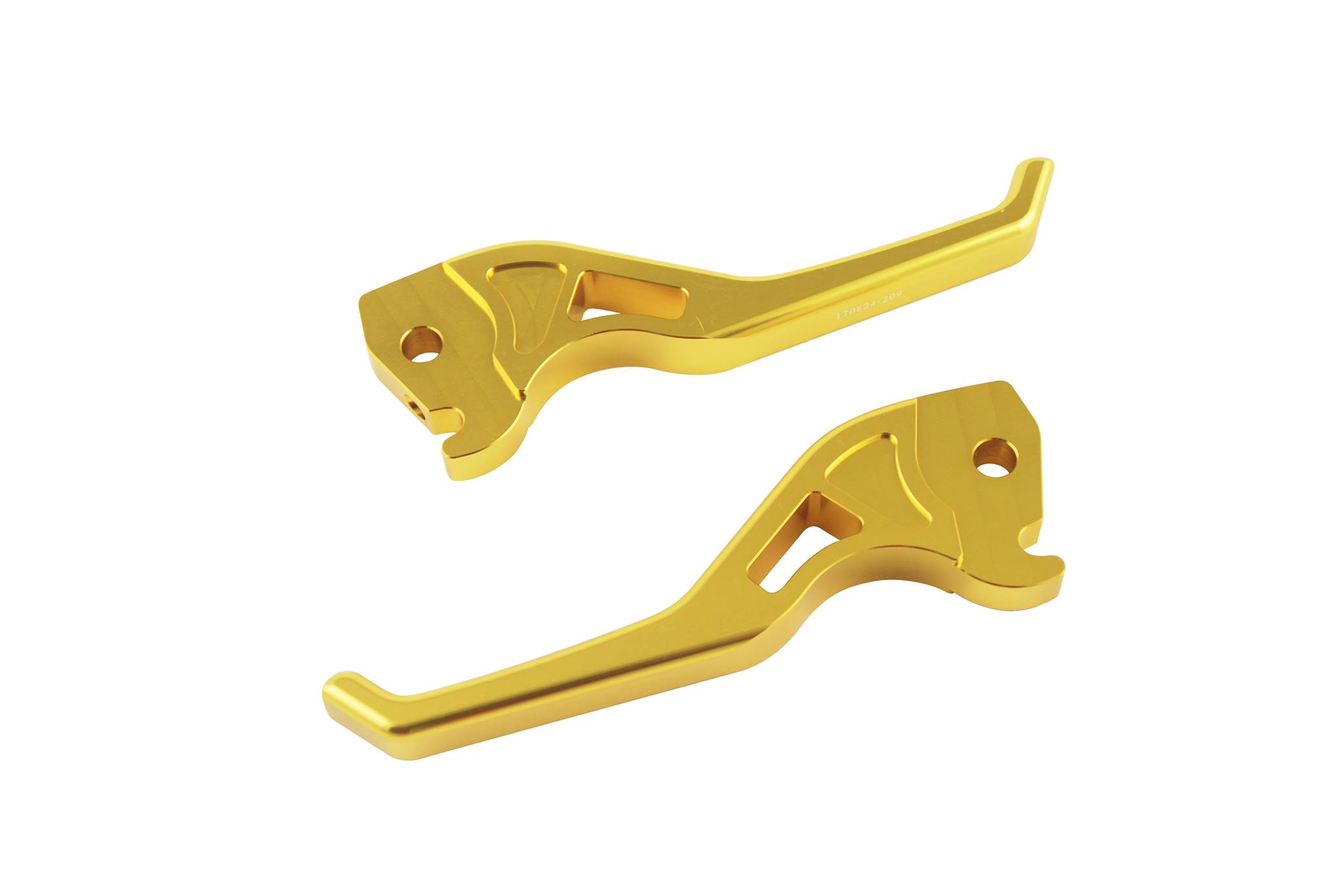 NCY 4TH シグナス用CNC アルミ ショートブレーキレバー ゴールド TA-NCY-LE006GD