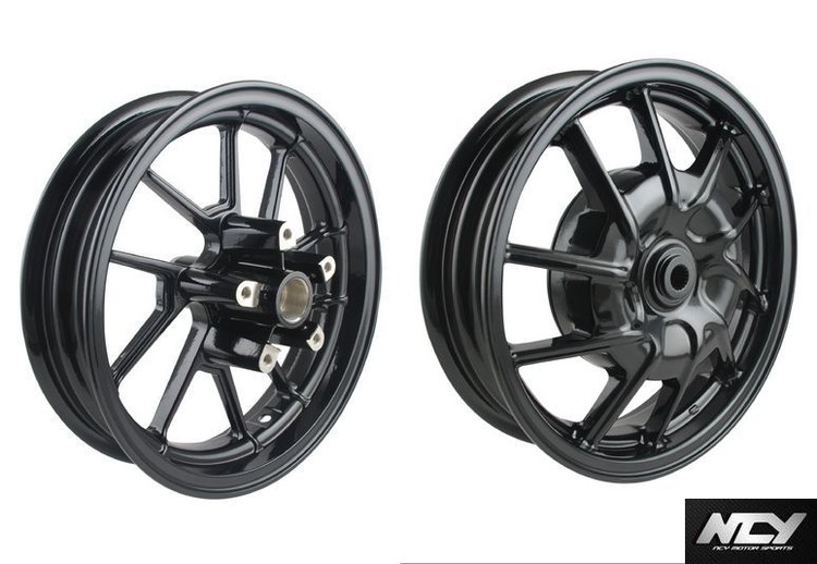 NCY CYGNUS X(シグナスＸ） アルミホイール前後セット ブラック F2.75J/R3.00J TA-NCY-WHFRBKS