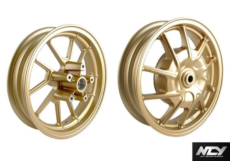 NCY CYGNUS X(シグナスＸ） アルミホイール前後セット ゴールド F2.75J/R3.00J TA-NCY-WHFRGDS