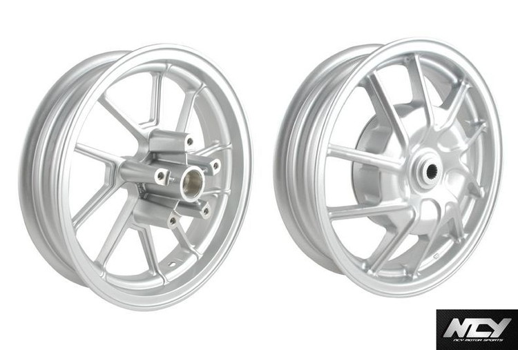 NCY CYGNUS X(シグナスＸ） アルミホイール前後セット シルバー F2.75J/R3.00J TA-NCY-WHFRSIS