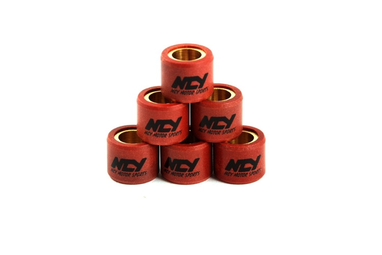 NCY ウェイトローラーセット φ16mm×13mm 9g 6個セット HONDA(ホンダ）系原付等 汎用 606A02DIO92