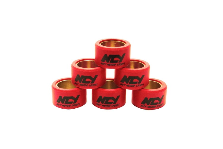 NCY ウェイトローラーセット φ20mm×12mm 12g 6個セット YAMAHA(ヤマハ)系原付等 汎用 606A02MJ122