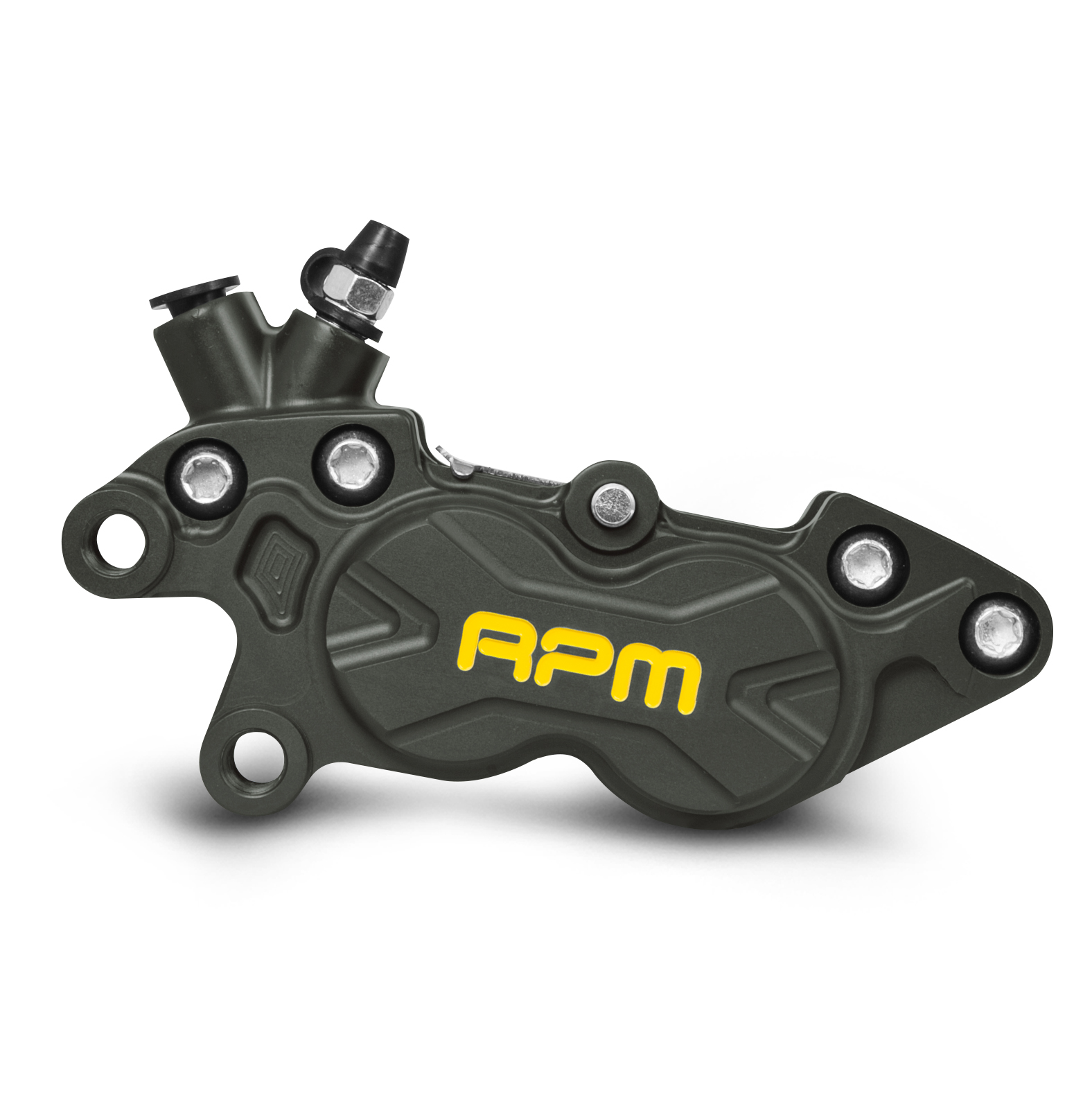 RPM　BK-4L-006 CNC Axial P4 40mmピッチキャリパー 左用 ハードアルマイト BK-4L-006-HA