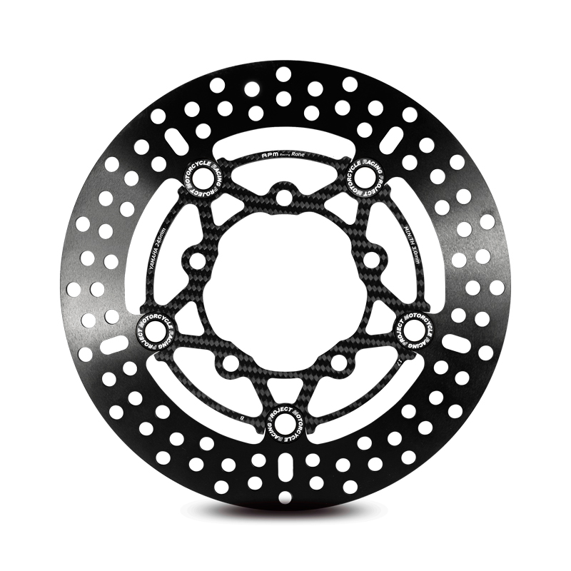 RPM CYGNUS X(シグナスX) CFRP ドリルドFCDフローティングディスク245mm ブラック STF-5TY-TSAX010-CO/BK