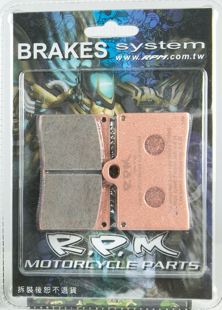 RPM BK-4キャリパー用ブレーキパッド カッパーベース ZST-BK4-002