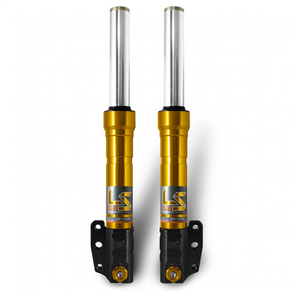 RPM GII LS フロントフォーク【マジェスティＳ】【MAJESTY S】【SMAX】【FORCE 155】 40㎜ピッチキャリパーサポートセット ZF-AB GⅡLS
