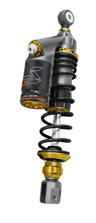 RPM GⅡLS TYPE-T　HI/LOW スピード デュアルコンプレッションアジャスタブル リアサスペンションセット　シグナスX,BW`S125用　カラーオーダー TA-RPM-RS080CO