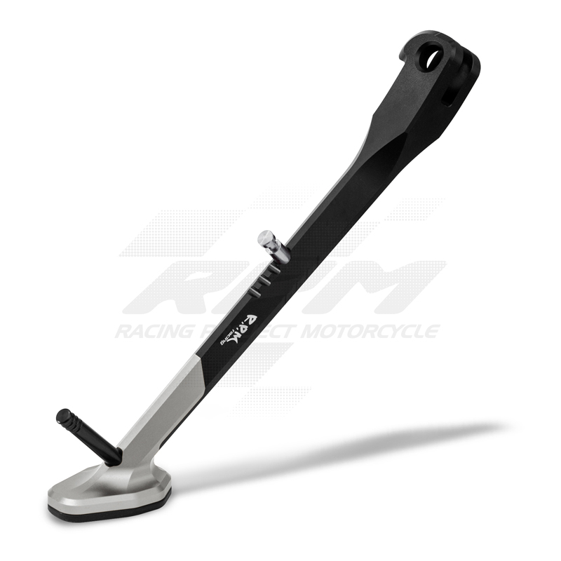 RPM シグナスX（CYGNUS X) ツインカラーアルミビレットサイドスタンド ブラック/シルバー GTR125Aero,BW`S125適合OK P27-5TY-003-BK/SL