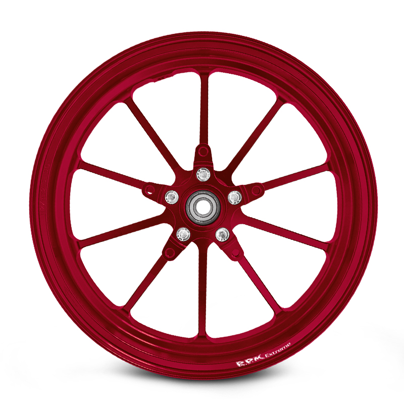 RPM 1ST,2ND,3RD CYGNUS X(シグナスX） 12in 10スポーク　鍛造アルミ フロントホイール ダブルディスク用　カラーオーダー ALC-F5TY-004 D