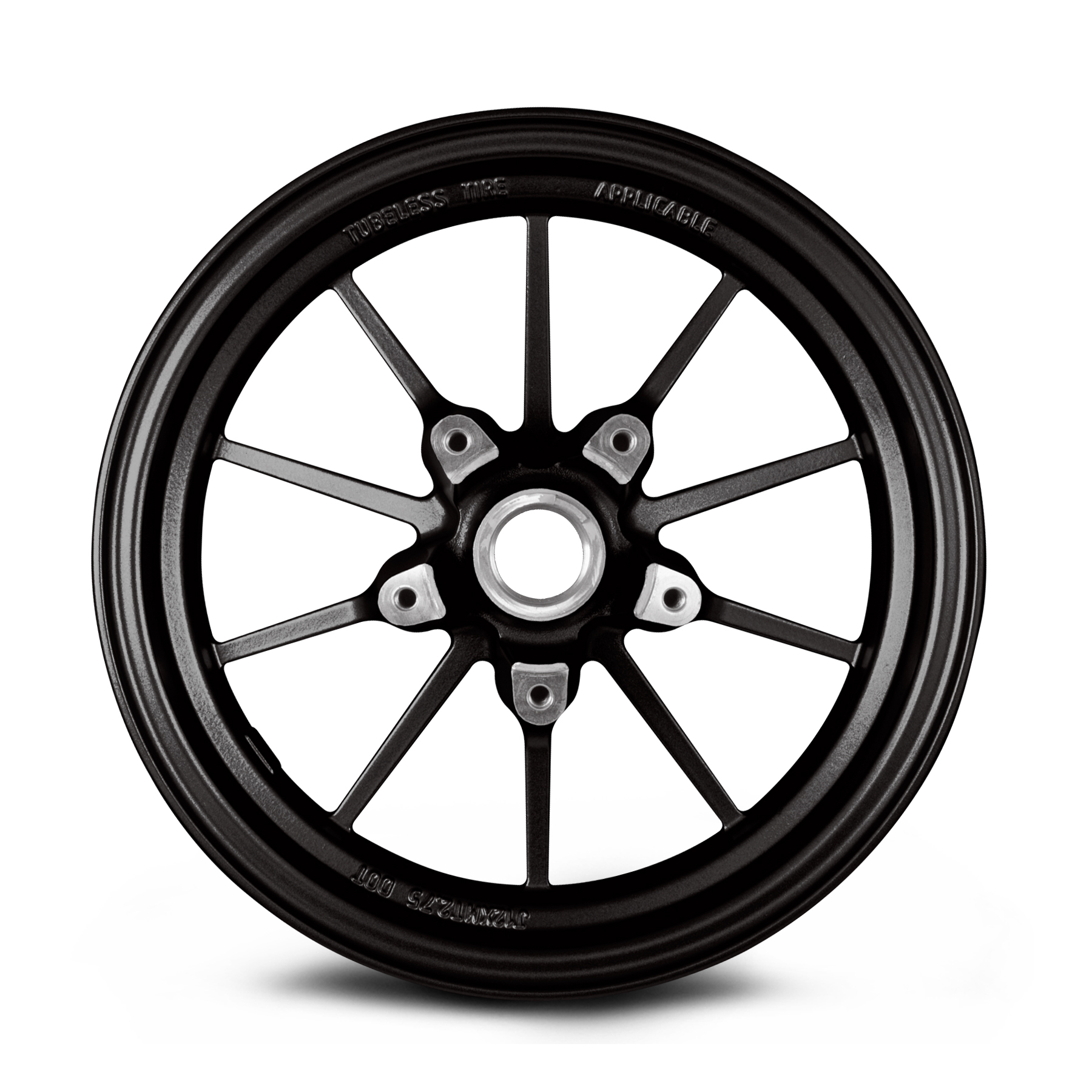 RPM ALC-327-ZF　4TH CYGNUS X(シグナスⅩ),BW`S R 10スポーク　フロントホイール　ブラック ALC-327-ZF-BK